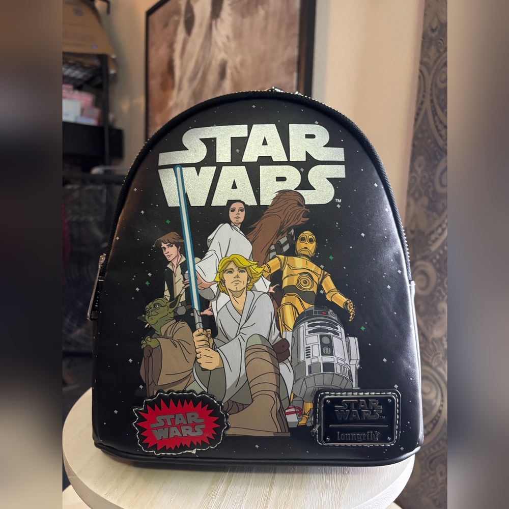 Loungefly Star Wars Black Backpack
